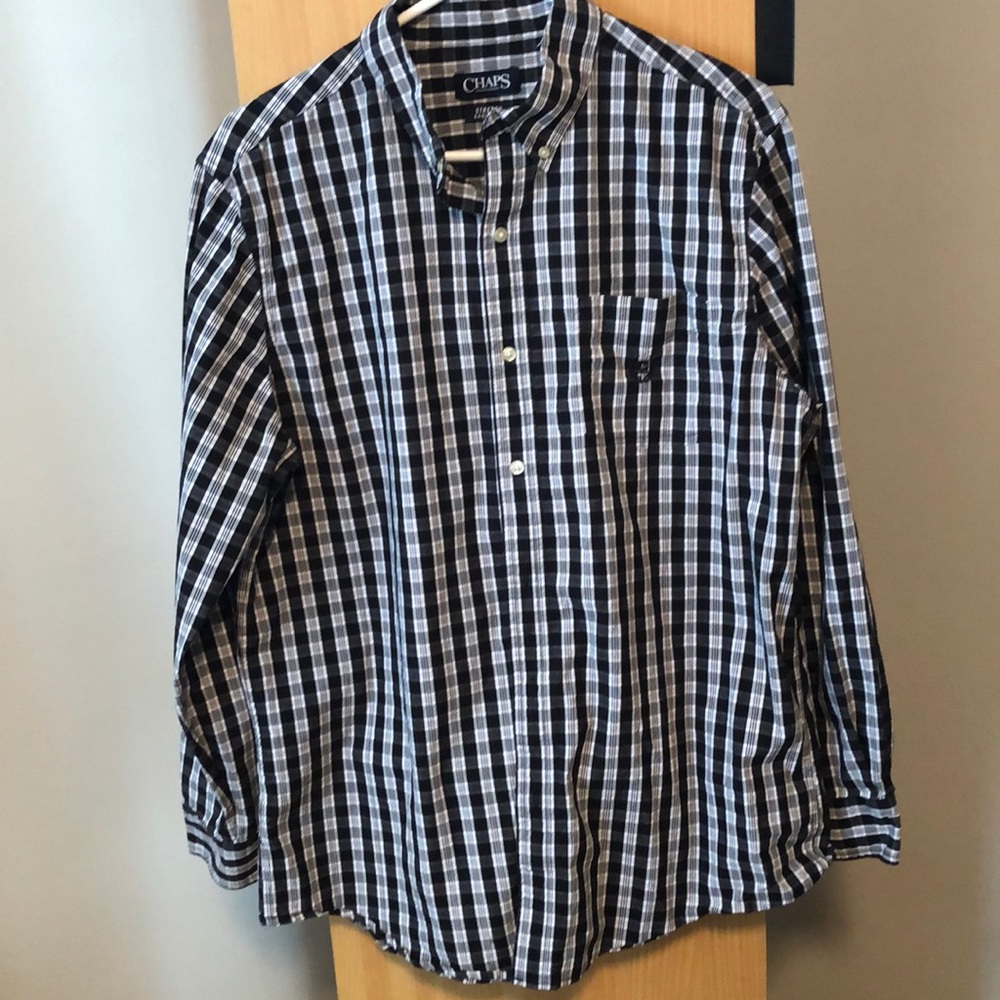 Chaps Button Down Like New - image 1